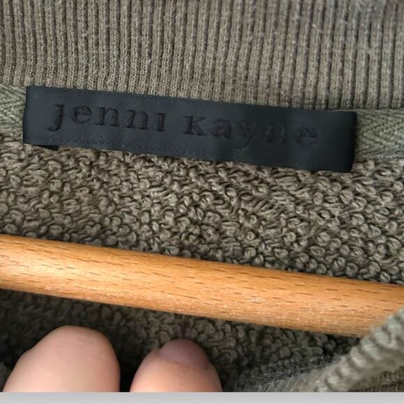 Jenni Kayne Saturday Sweatshirt French Terry Sage Green Small Women’s - Picture 5 of 9